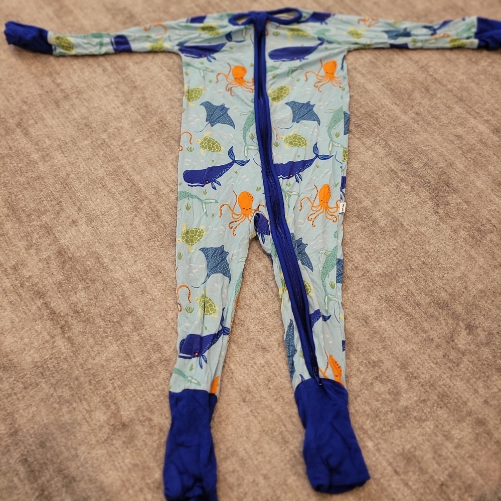 Little Sleepies Ocean Friends Zippy
